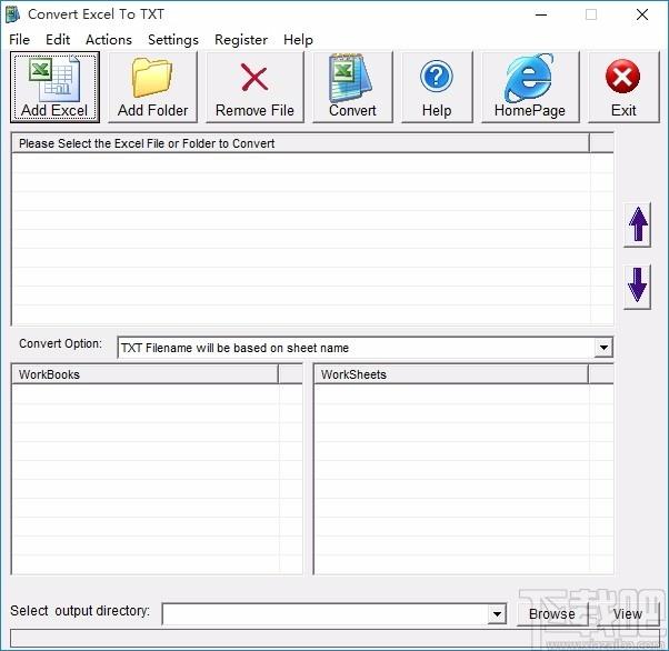 Convert Excel to TXT下载,Excel转TXT工具,Excel转TXT